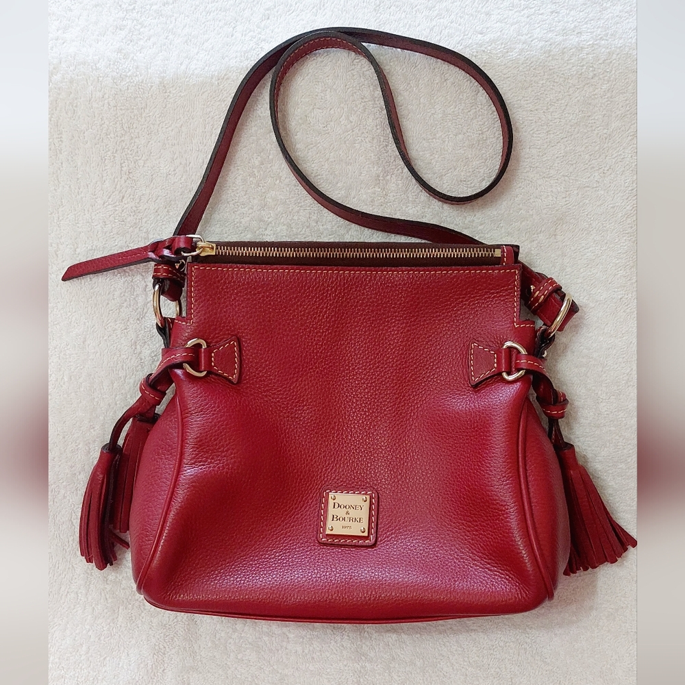 Dooney and Bourke Florentine Side Tassles Crossbody Bag